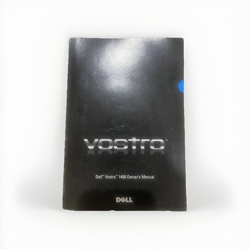 Dell Vostro 1400 Owner’s Manual Original OEM Laptop Guide Book